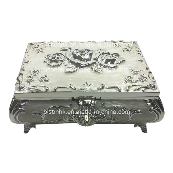 Polished Silver Plated Jewellery Boxes, Jewelry Packaging Box
