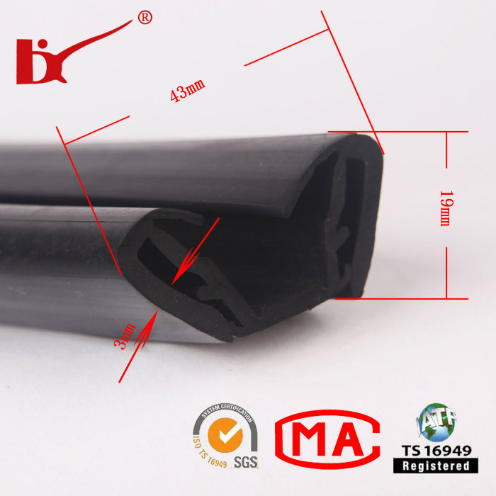 Rubber Extrusion Anticollision Rubber Protective Strips