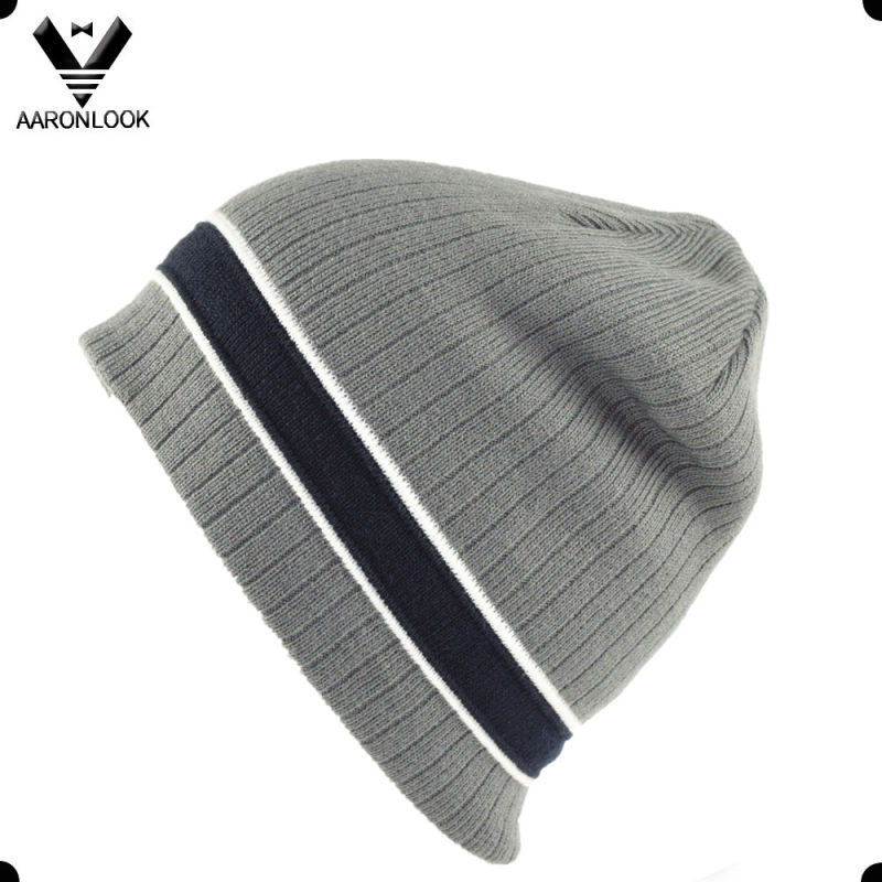 2016 Latest 100%Acrylic Fashion Knitted Beanie for Men