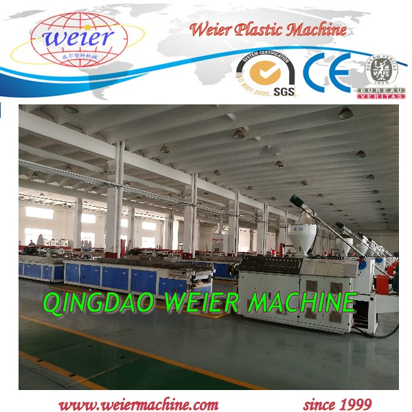 WPC PE Wall Panel Profile Extruder Machinery with High Quality