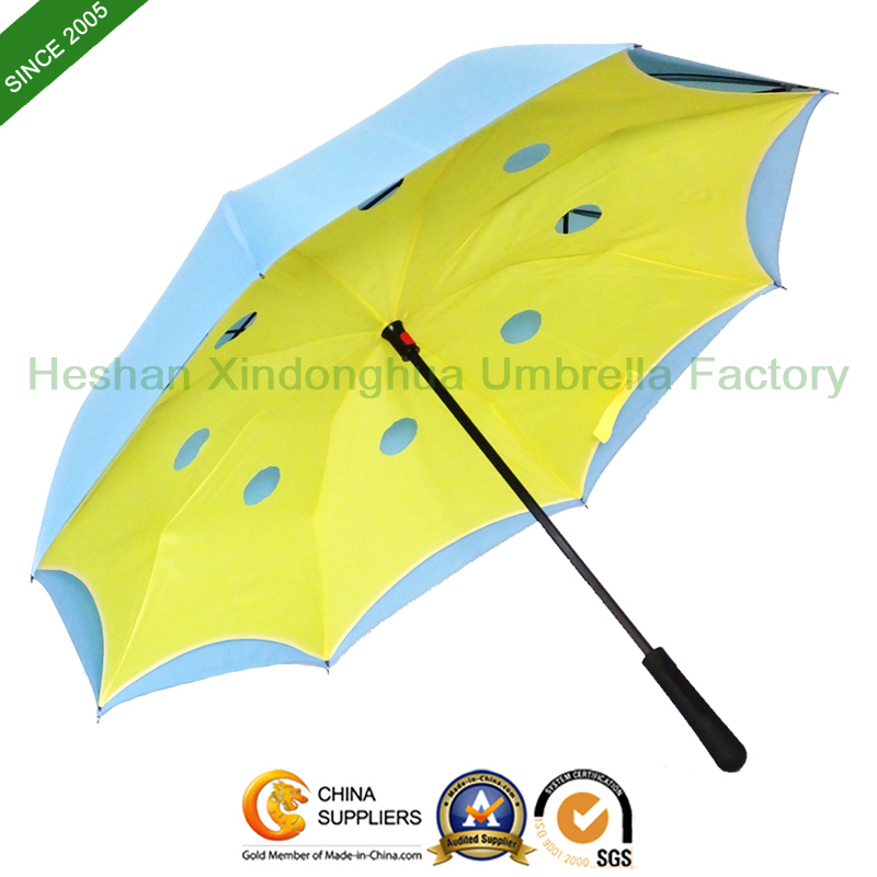 Quality New Items Customized Straight Reverse Inverted Umbrella (SU-0023FI)