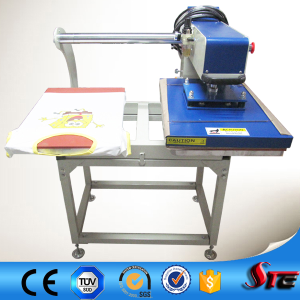 CE Double Station 40*50 Upglide Pneumatic T Shirt Automatic Heat Printing Machine