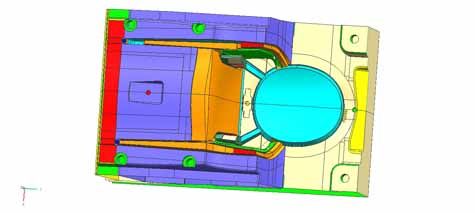 Plastic Armrest Chair Mould