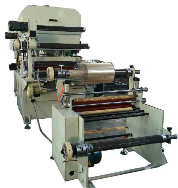 Label Die Cutting Machine with Rewinder