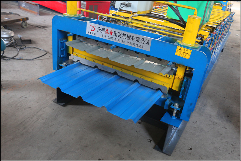 Double Deck Roof Tile Roll Forming Machine