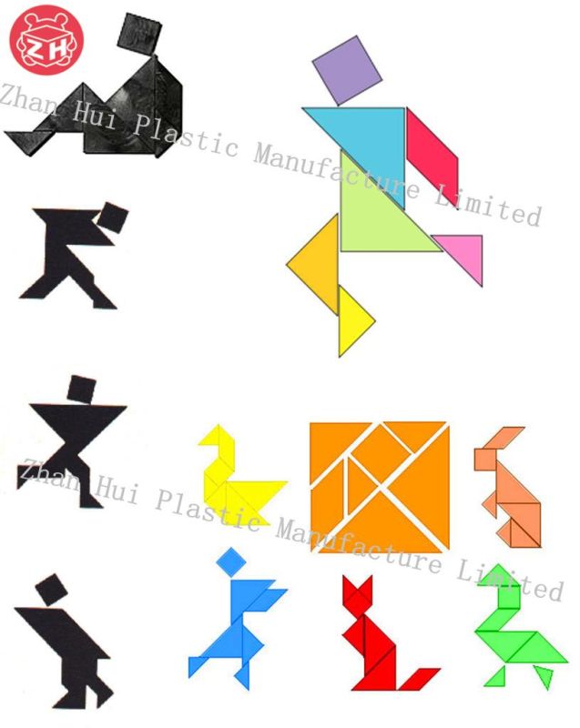 Plastic Educational Tangram for Child Toy