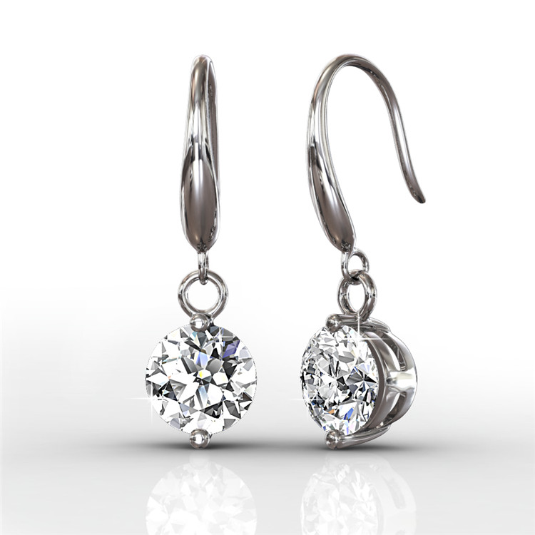 Destiny Jewellery Crystal From Swarovski Crystal Hook Earrings