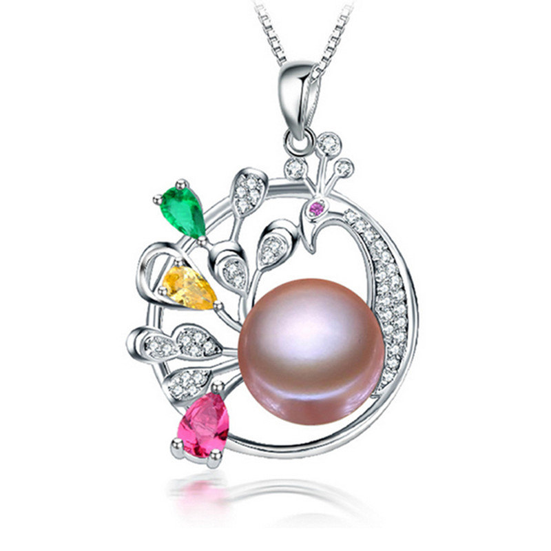 Fashion Freshwater Pearl Pendant 10-11mm AAA Button Animal Shaped Pearl Pendant