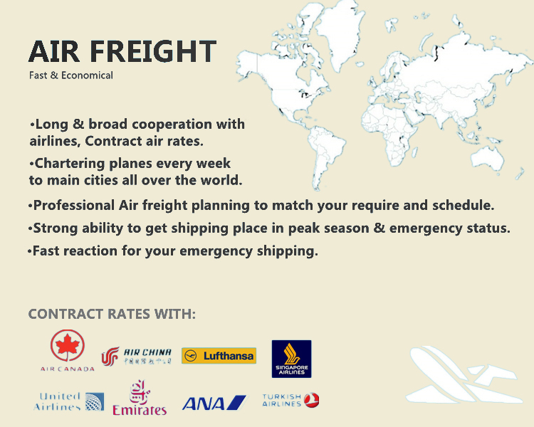 Professional Air Cargo Service From China to Worldwide