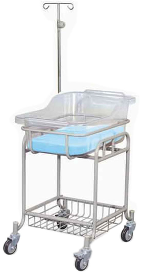 Stainless Steel Hospital Bassinet