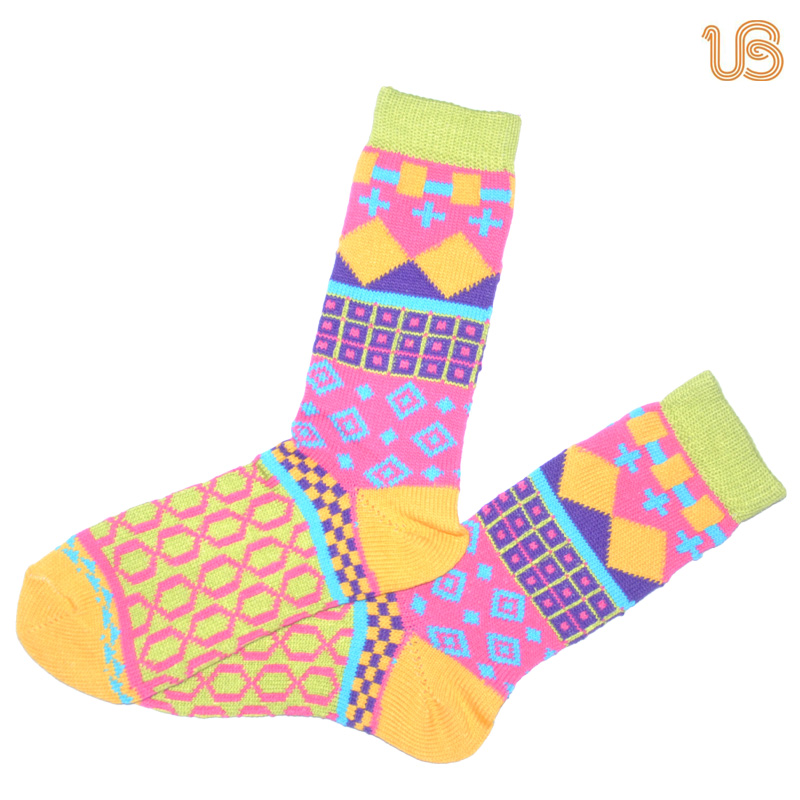 Women's Colorful Winter Cotton Sock