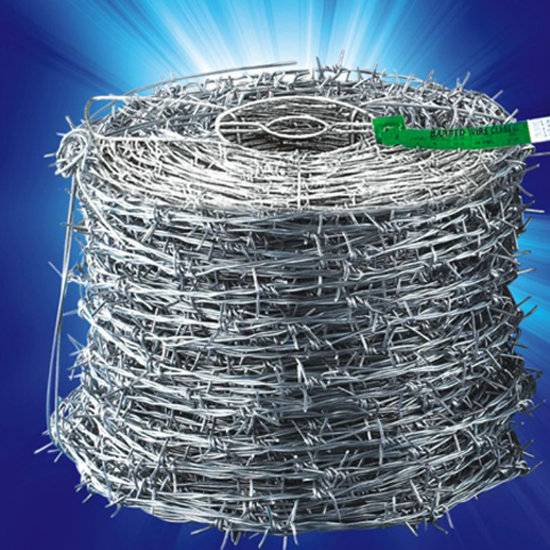 Electro Welded Galvanized Barbed Wire for Industry