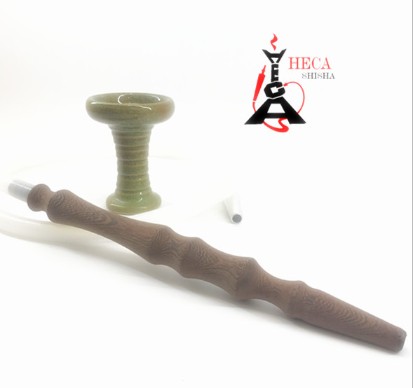 2017 New Woodhandle Style Top Quality Nargile Smoking Pipe Shisha Hookah