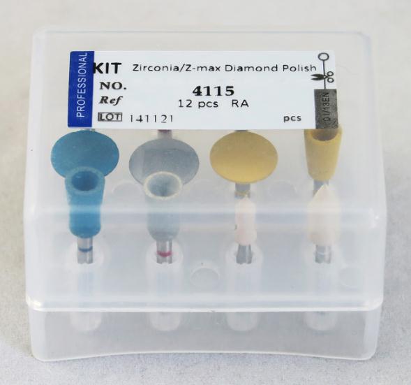 Dental Bur Kit - Zirconia / Z-Max Diamond Polish