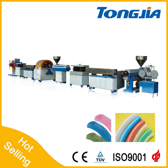 PVC Spiral Steel Wire Reinforced Transparent Hose Production Line-Plastic Machine