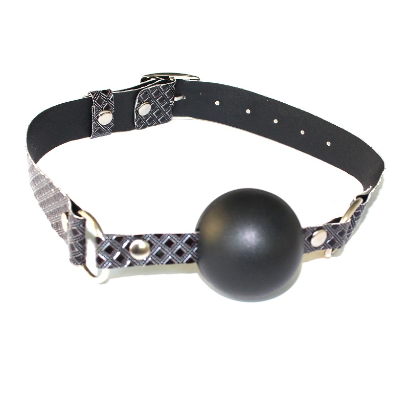 Soft Ball Gag Good Quality Leather Sex Product for Married Couples Bdsm Toys Sex