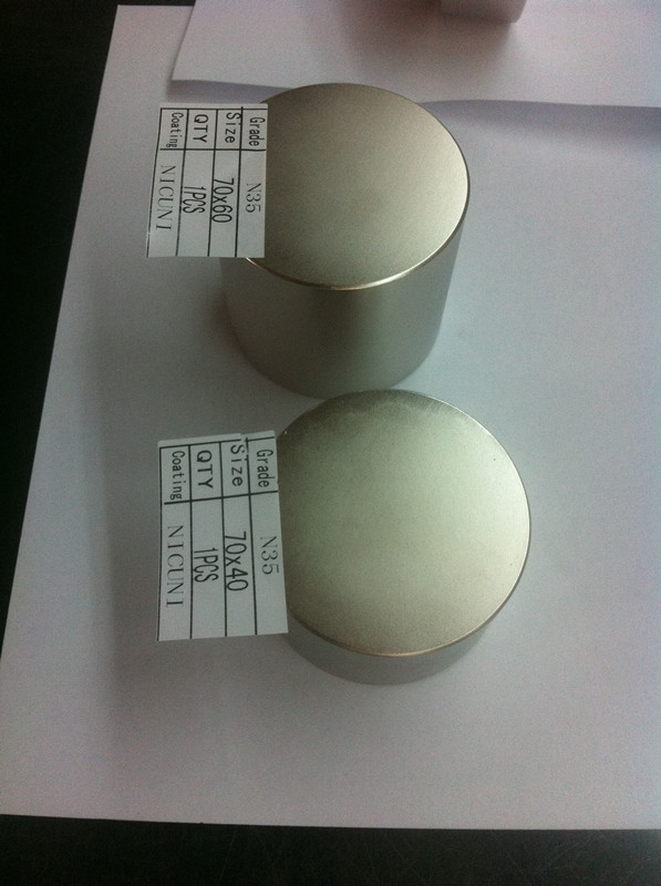 N35 Neodymium Magnet D55X25 D50X30 D60X30 D70X30 D90X40 D90X50