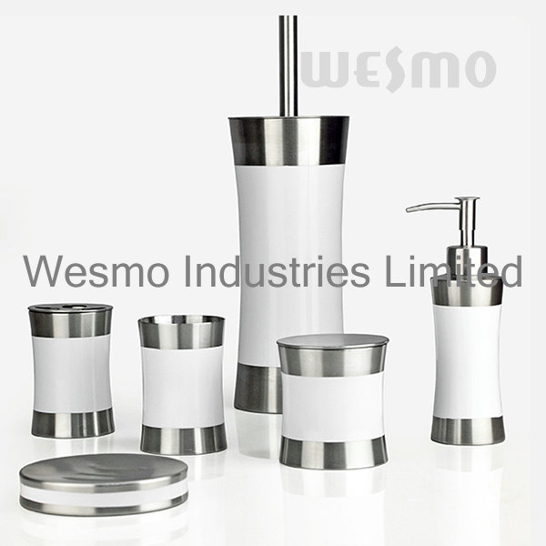 Rubber Paint Stainless Steel Bath Set (WBS0509F)