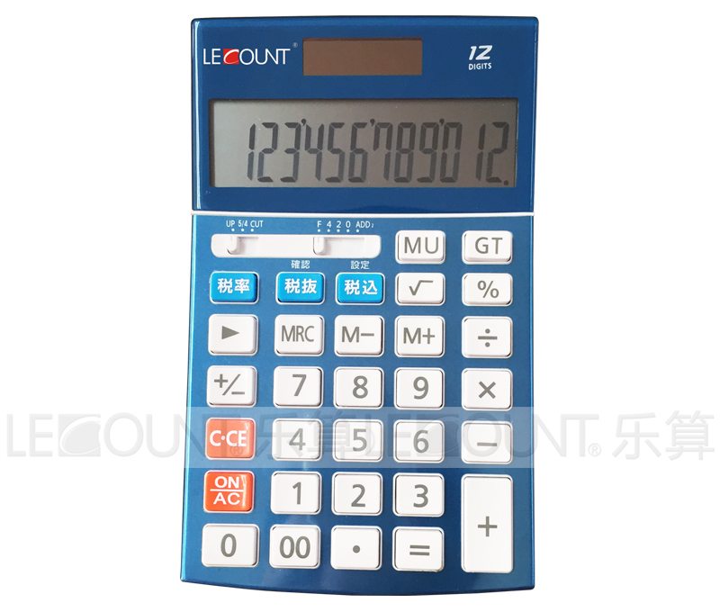 12 Digits Dual Power Desktop Calculator with Optional Tax Function (LC22639)