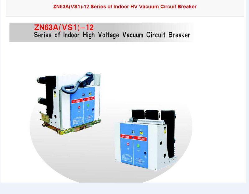 12kv Indoor High Voltage Vacuum Circuit Breaker