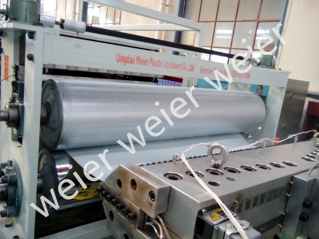 PVC Glazed Wave Roof Plasic Extruder Machinery Production Line