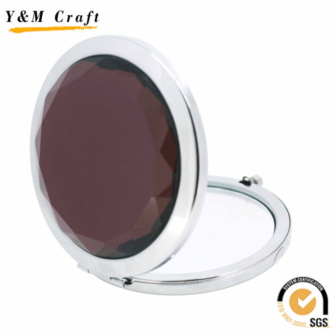 Customized Zinc Alloy Round Makeup/Cosmetic/Pocket Mirror for Souvenir Gift