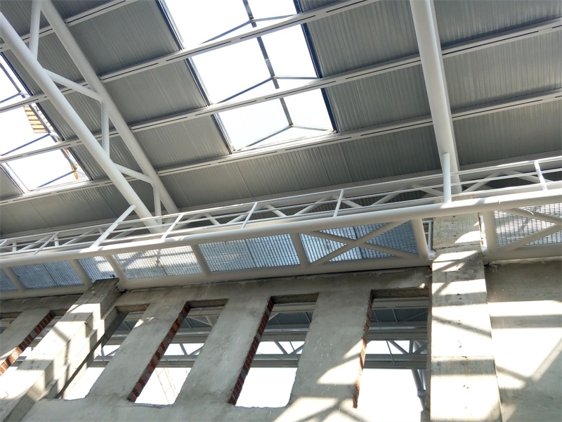 Al-Mg-Mn Panel Roof Steel Structure Truss for Gym