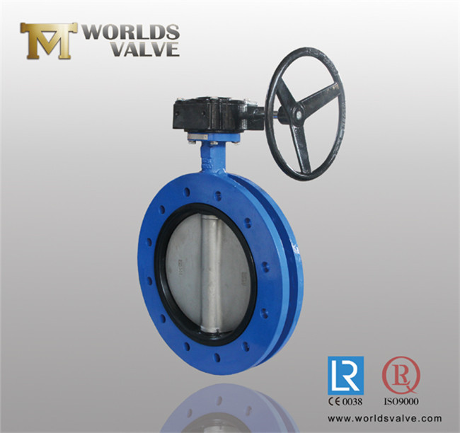 U-Section Flanged End Butterfly Valve