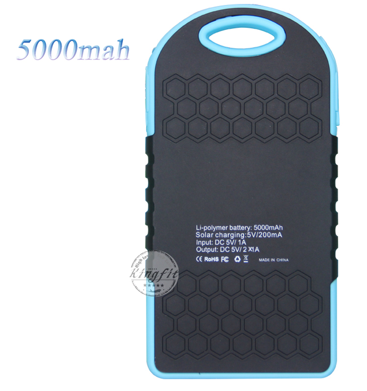 Factory Wholesale Portable Waterproof Mobile Solar Power Bank