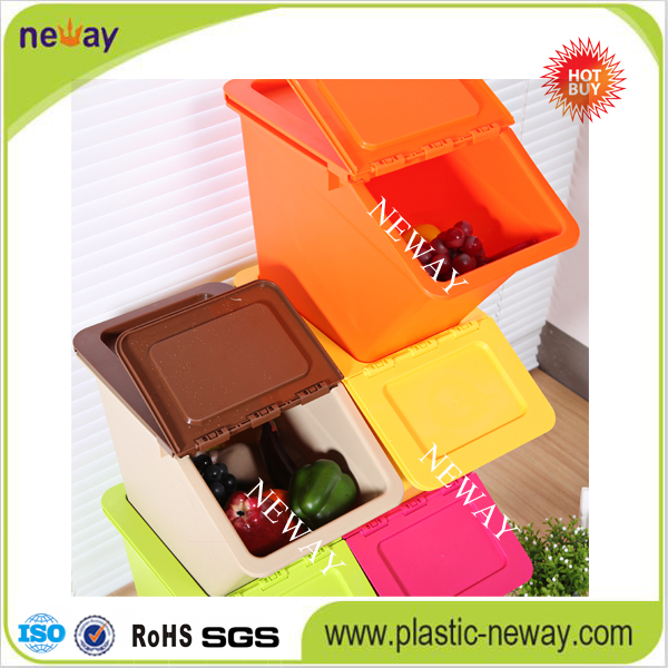 Beautiful Colorful Plastic Storage Box for Paper