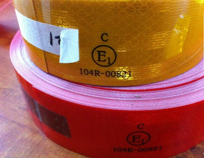 Conspicuous Reflective Tape with E-MARK for Cars/ Trucks