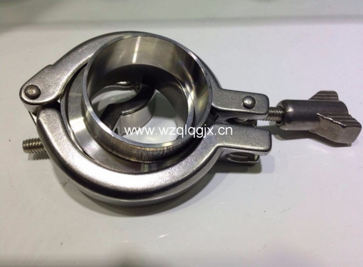 High Quality Ferrule Sanitary Clamp Fittings with Gasket Made in China