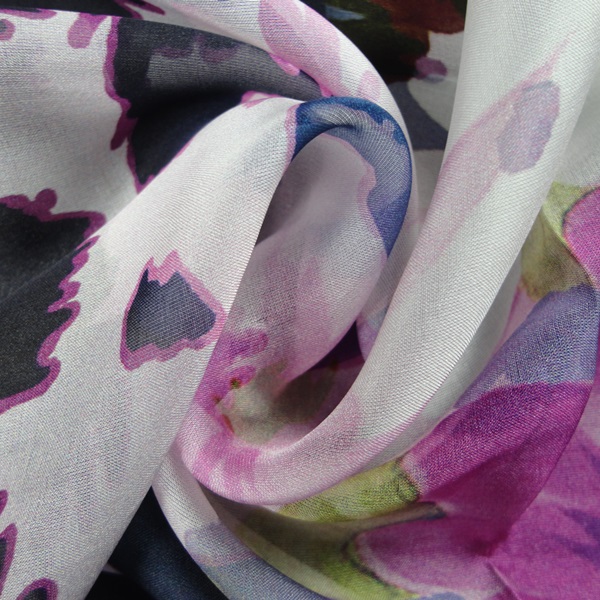 Customized Long Scarf with Silk Fabric