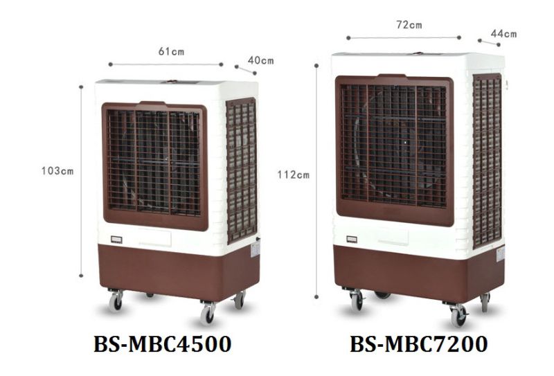 370W 60L Breeze Portable Room Water Air Cooler with Ce Certificate