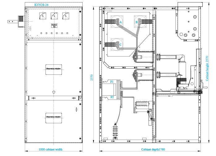 Kyn28-24 Indoor Hv Centrally Installed Switchgear