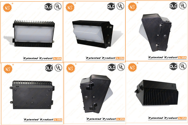 2015 New Latest 150W Dlc UL (E478737) Dlc Wall Pack Lighting