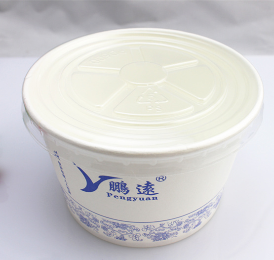 Fast Food Paper Container with Food Grade PE Coated, Best for Take Away Food Package