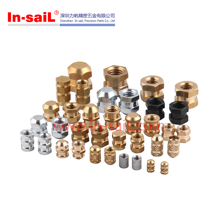 Hex Brass Threaded Insert Nut for Plastic