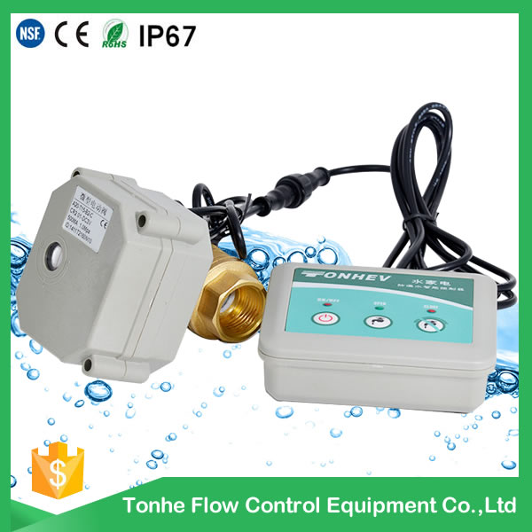 Home Use with Automatic Shut off Valves Water Leak Detection Detector Alarm System
