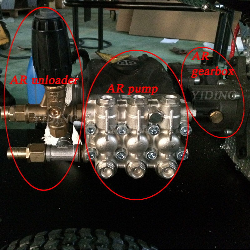 320bar Gearbox Pump Industrial Heavy Duty High Pressure Washer (HPW-QK240)