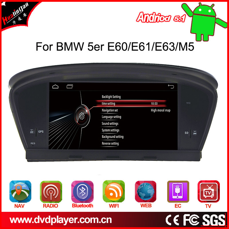 Android 4.4 8 Inch Car GPS for BMW 5er E60 E61 (2003-2010) GPS Navigation Hl-8808GB