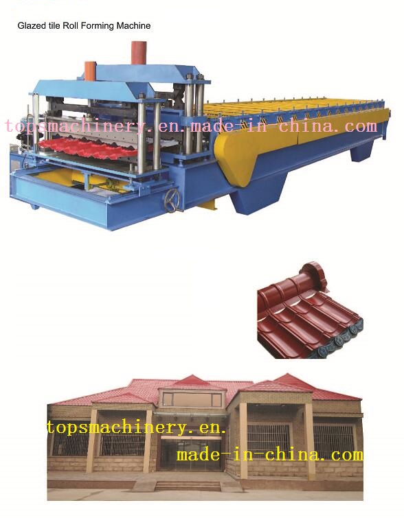 CE Approved PPGI Glazed Tile Forming Machine