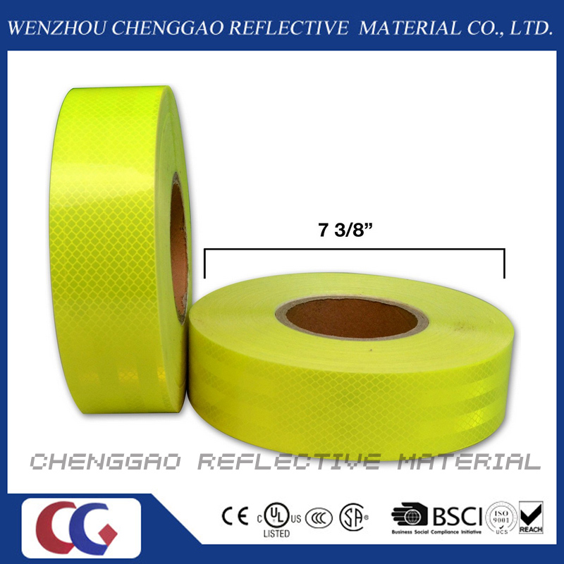 High Visibility Fluorescent Lime Yellow Reflective Tape for Bus (CG5700-OF)