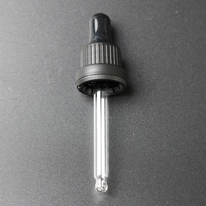 Wholesale Black Child Proof Glass Dropper for 30ml 50ml Bottle (ND06)