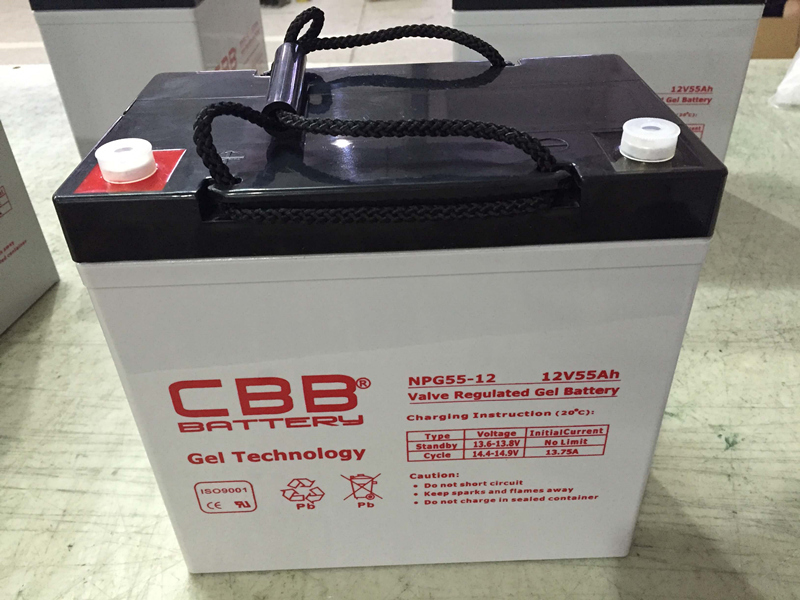 Cbb 12V 55ah Solar Gel Battery for Marine