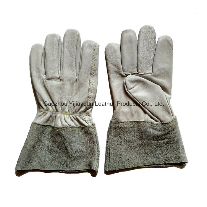 Goat Grain Leather Brazing and TIG Welding Gloves for Workers