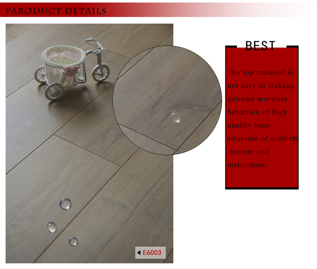 High Definition Imported Paper HDF Parquet Wood Laminated Flooring