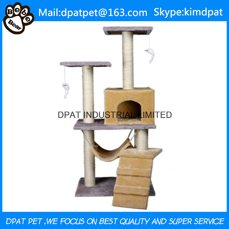 Good Qualtiy Cat Furniture for Scratching Pet Tree Animal Products