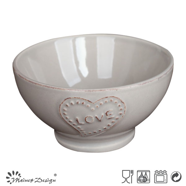 VARIOUS COLOR CERAMIC STONEWARE BOWL