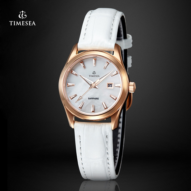 Fashion Ladies Quartz Analog Wrist Watch with Leather Strap 71083